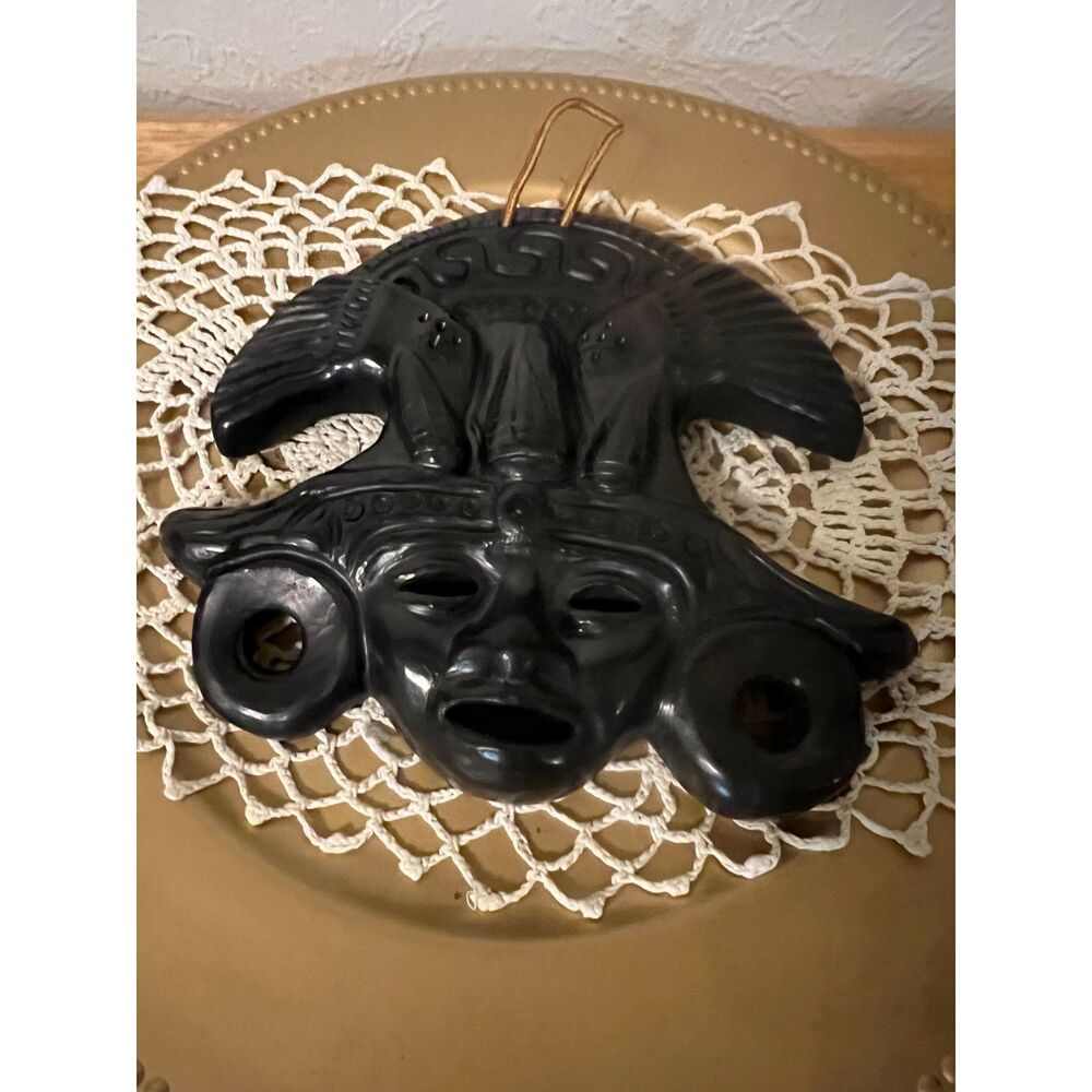 Vintage Mexican Terracotta Mask